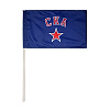 Флаг СКА синий 30х50 Чемпионы 2014/15