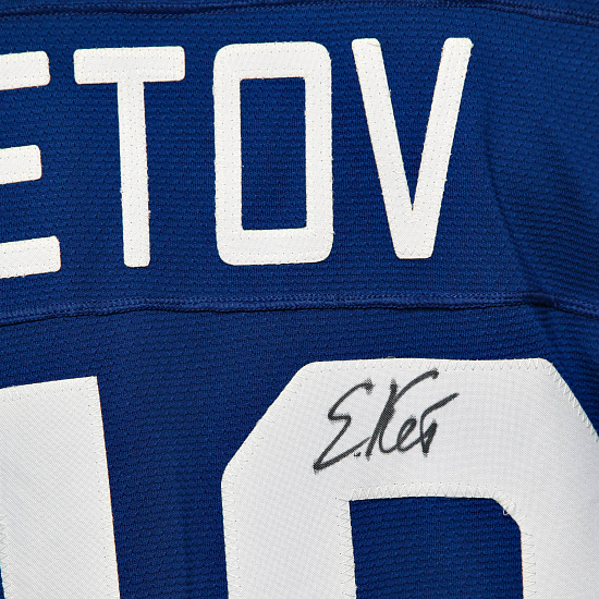 SKA original pre-season game home jersey 22/23 with autograph. E. Ketov (40)