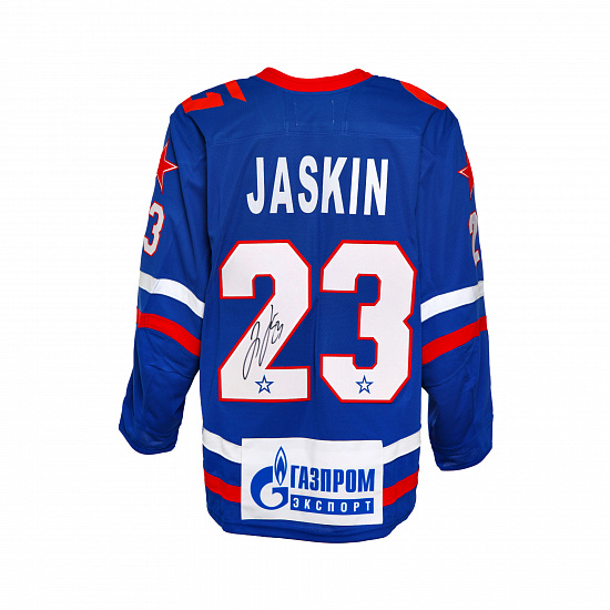 SKA original game home jersey 22/23 with autograph D. Jaskin (23)