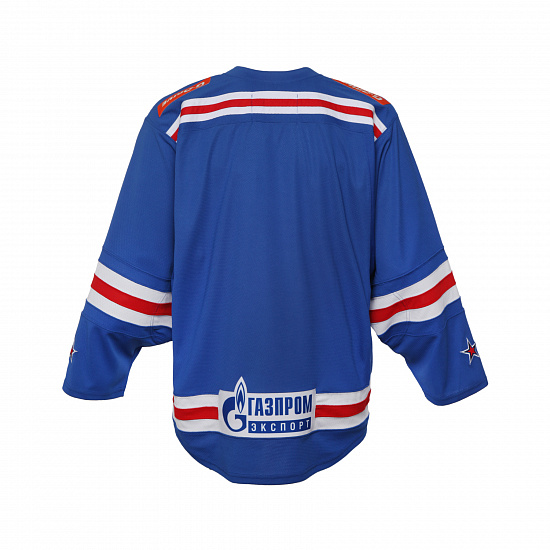 Replica of SKA home jerseys autographed by hockey players