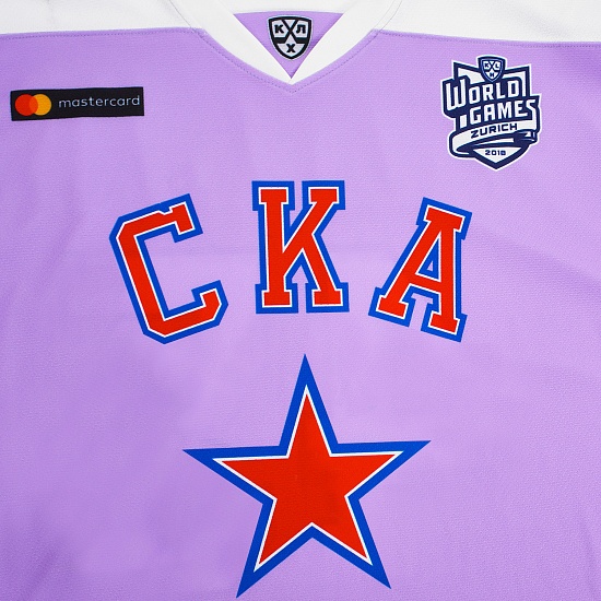 Gavrikov (46) warm-up jersey 18/19 "Hockey fights cancer"