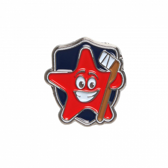 SKA pin "Shield star with a stick"
