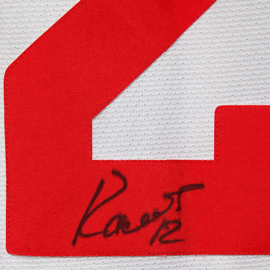 SKA original pre-season away jersey 22/23 with autograph. N. Kamalov (12)