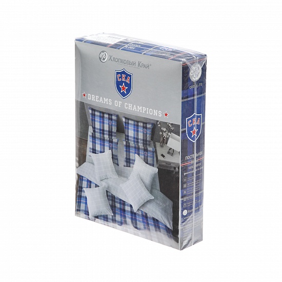 Bed linen SKA great club (double, 2 pillowcases 50x70 cm)