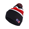 Men's hat with a pompom "75 years"