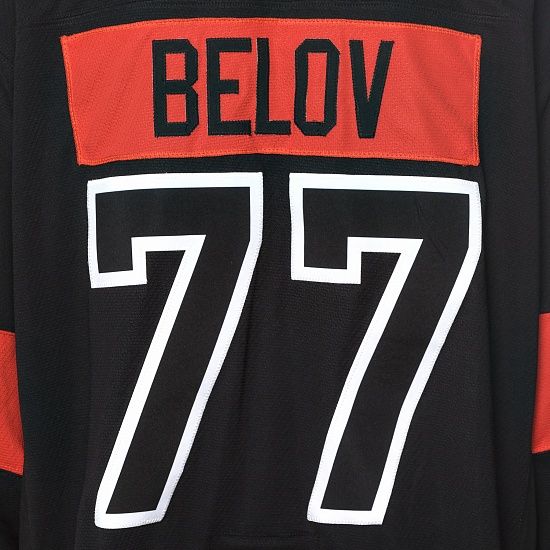 Game worn jersey “Russian classic 2019” with autograph. A. Belov, №77