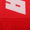 Knitted scarf "Red Machine"