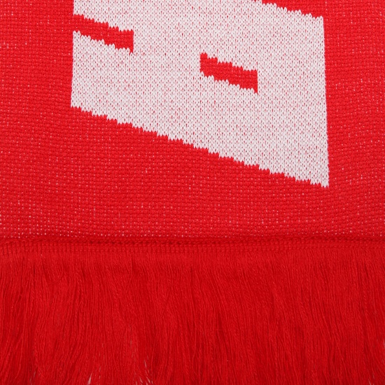Knitted scarf "Red Machine"