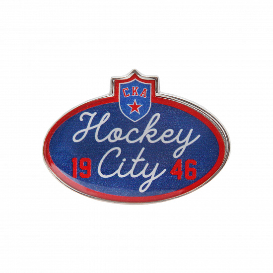 Металлический значок "Hockey City"