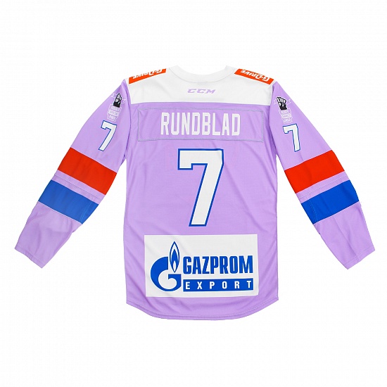Rundblad (7) warm-up jersey 18/19 "Hockey fights cancer"