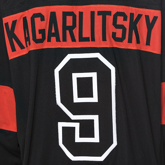 Game worn jersey “Russian classic 2019” with autograph. D. Kagarlitsky, №9
