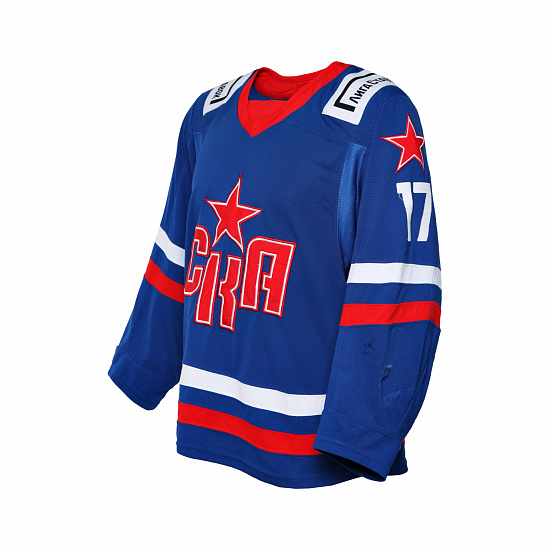 SKA original pre-season game home jersey 22/23 A. Fyodorov (17)