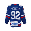 SKA original pre-season game home jersey 22/23 with autograph. A. Volkov (92)