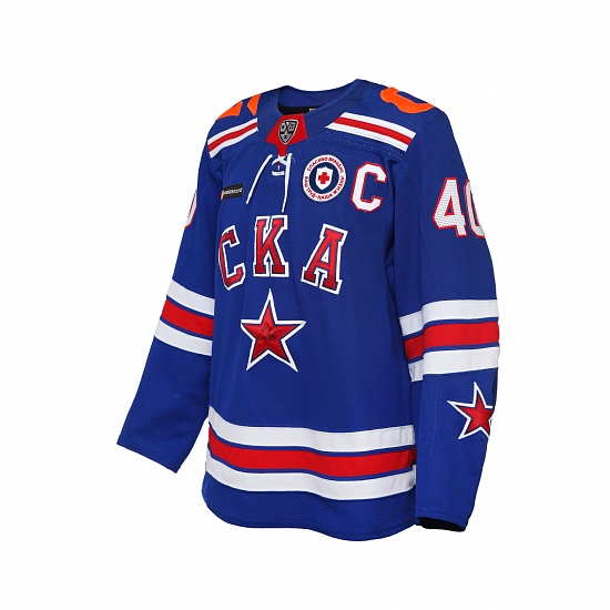 SKA game worn home jersey with autograph. E. Ketov (40)