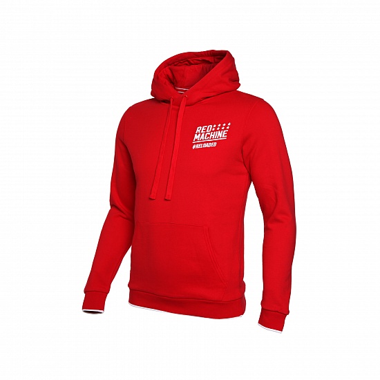 Men`s hoodie "Red machine"