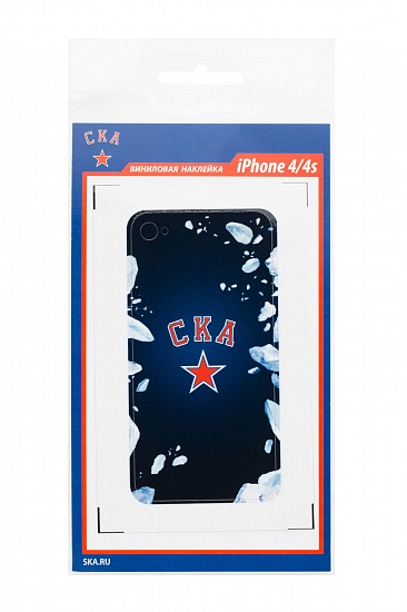 Виниловая наклейка СКА «Логотип» для задней панели Iphone 4/4S