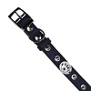SKA leather dog-collar with spikes (34-48 cm)
