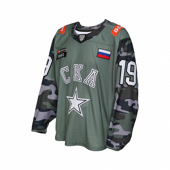 SKA Army game worn jersey Tkachyov, №19