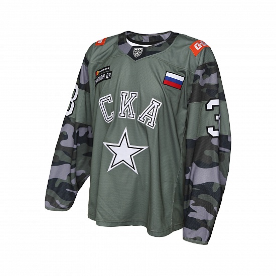 "Армейский" свитер СКА 2020 с автографом Д. Хафизуллина (3)